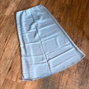 Elegant Blue Midi Skirt